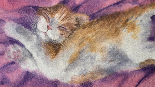 Original watercolor painting