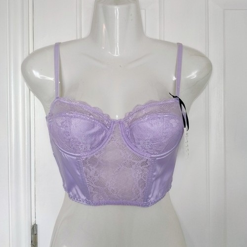 Primark lilac lace corset bra - primark,