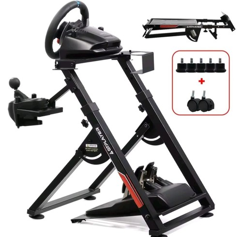 Racing wheel stand - wheel, foldable
