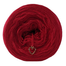Red Bamboo/Cotton Yarn: 50/50