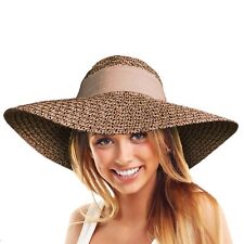 WIDE BRIMMED STRAW HAT SUMMER