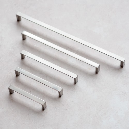 Nickel kitchen cupboard handle - nickel,