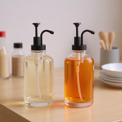 2pcs glass syrup dispenser - 2pcs,