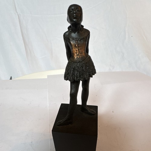 Bronze ballerina figurine - bronze,