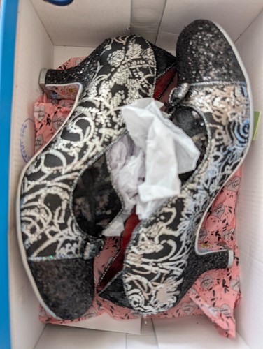 Irregular choice black - black, silver