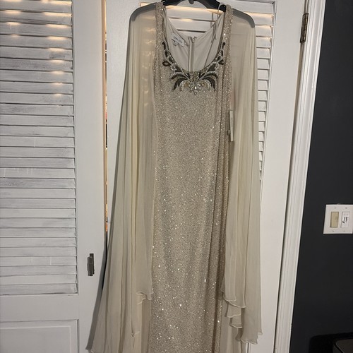 Teri jon dress platinum - dress, 100%