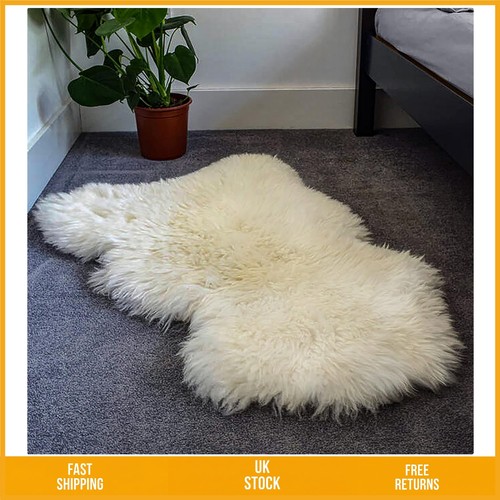 Natural fluffy single pelt - natural,