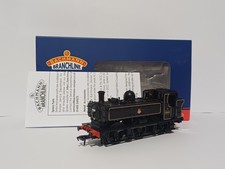 Bachmann 8750 Pannier Tank 9600 BR Lined Black (Early Emblem)