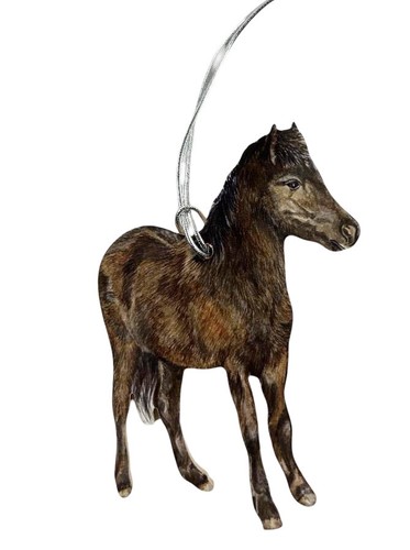 Dartmoor pony christmas tree - pony,