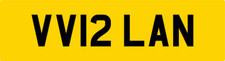 VILLAIN THE ULTIMATE GANGSTER VIP 12 REG NUMBER PLATE VV12 LAN - BAD EVIL NASTY