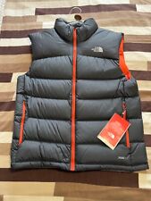 BNWT The North Face Mens Nuptse 2 Vest/Gilet - Medium - Asphalt (RARE COLOUR)