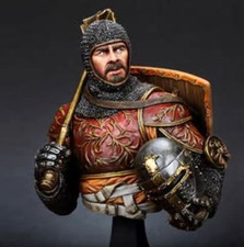 UK SELLER-1:10 SCALE-RESIN BUST-ITALIAN KNIGHT-FREE FAST P+P