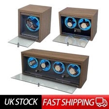 Automatic Watch Winder Box 1/2/3 Slots Display Case Rotating Storage Organizer