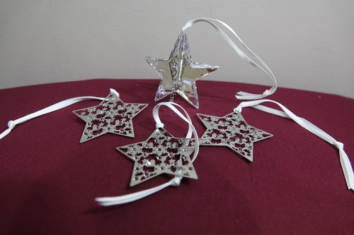Swarovski star ornament set - swarovski,