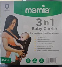 Mamia 3 in 1 multifunctional baby carrier - opened - not used