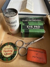 Vintage The Household Physician Emergency Outfit Medical Kit With Contents
