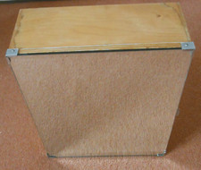 Vintage 1950's Metlex Wooden Bathroom Cabinet. Medicine Cabinet. Varnished Pine.