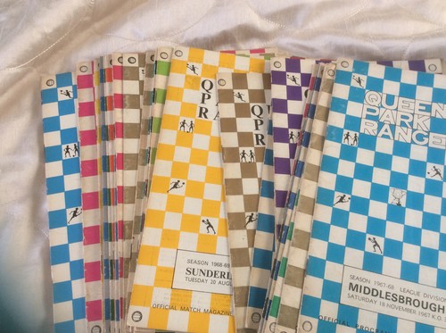 Qpr home programmes - 1968, 76