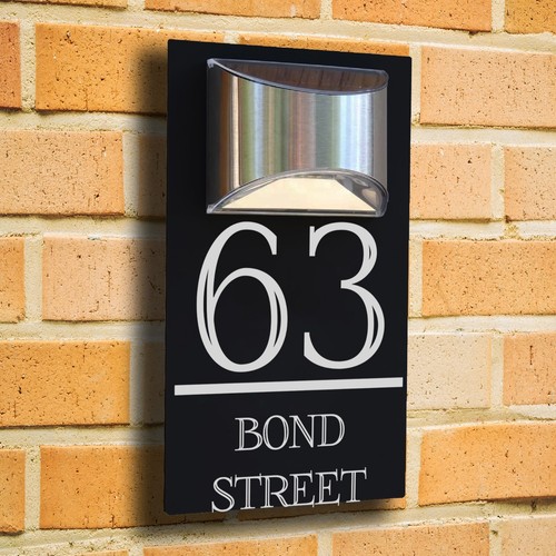 Modern personalised house - house, sign