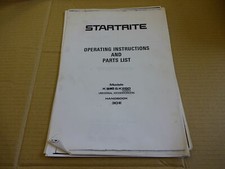 Startrite K210 & K260 combination machine manual copy
