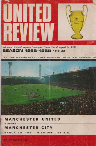 Football programme man - football, v