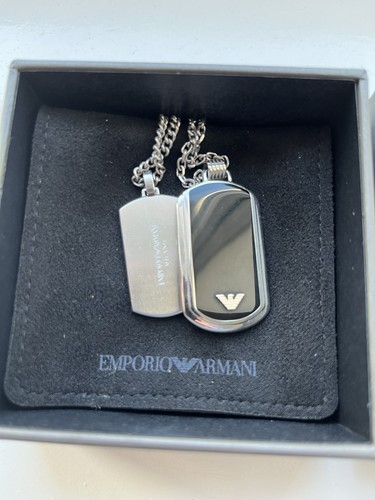 Emporio armani dog tag - armani,