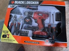 Black & Decker EPC12  12V Drill Driver, Battery Charger + 57 Piece Project Kit