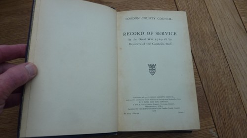 Ww1 london county council - london,