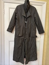 Greenstone 42 Full Length Waterproof Coat (no Hood) Lined Dark Grey Warm