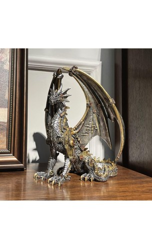 Dragon statue gothic retro - statue,