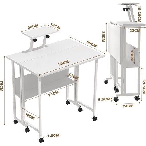 Folding computer desk - folding,
