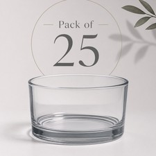 25x Candle Glass Container