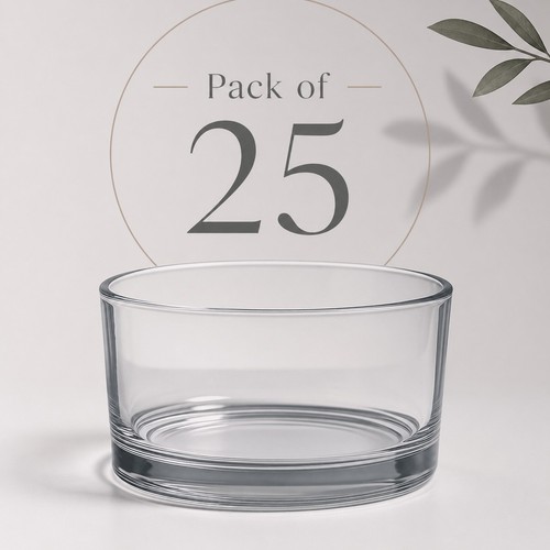 25x candle glass - 25x, container