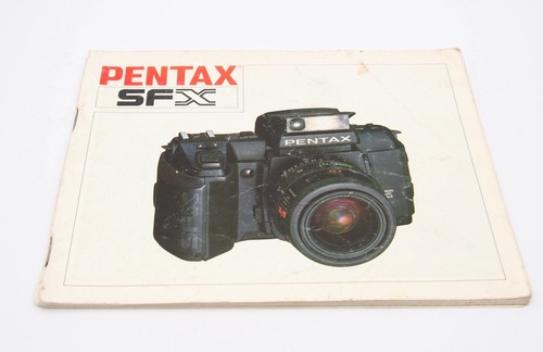 Pentax sfx vintage instruction - sfx,