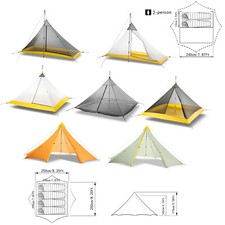 2/4 Person Trekking Pole Tent