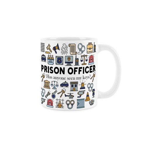 Prison officer mug jail - prison,