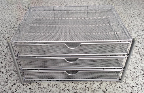 737 silver wire - silver, mesh