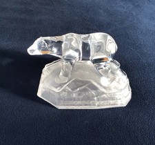 Cristal D'Arque Polar Bear Glass Figurine Ornament