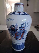 Chinese Reproduction Kangxi Style Vase 