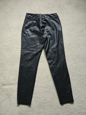Topshop Black Petite Leather