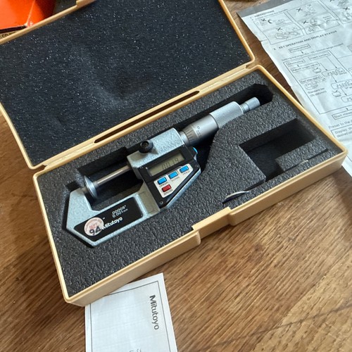 Mitutoyo digital micrometer - mitutoyo,