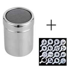 16Pcs Coffee Art Stencils &