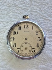 VINTAGE ORIS POCKET WATCH.