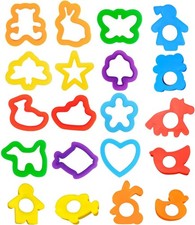 20 Pcs Play Doh Tools Set – Animal Shape Cutters, Fun Modelling Tools for Cla
