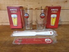 Amstel Glasses BOXED & Twisted