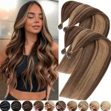 8A Nano Ring Human Hair Extensions Nano Beads 100% Remy Hair Balayage 150G Thick