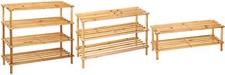 Wooden Shoe Rack Footwear