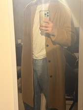 ASOS Men's Wool Overcoat Size Large