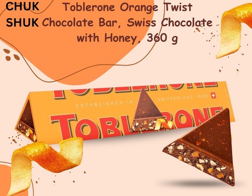 Toblerone orange twist milk - toblerone,