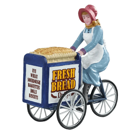 Lemax bakery delivery figurine - bakery,